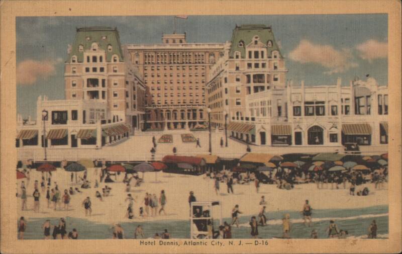 Hotel Dennis, Atlantic City, NJ - Beach & Ocean View New Jersey
