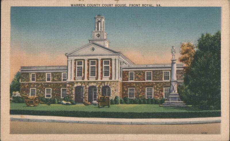 Warren County Court House, Front Royal Virginia A. N. Carroll