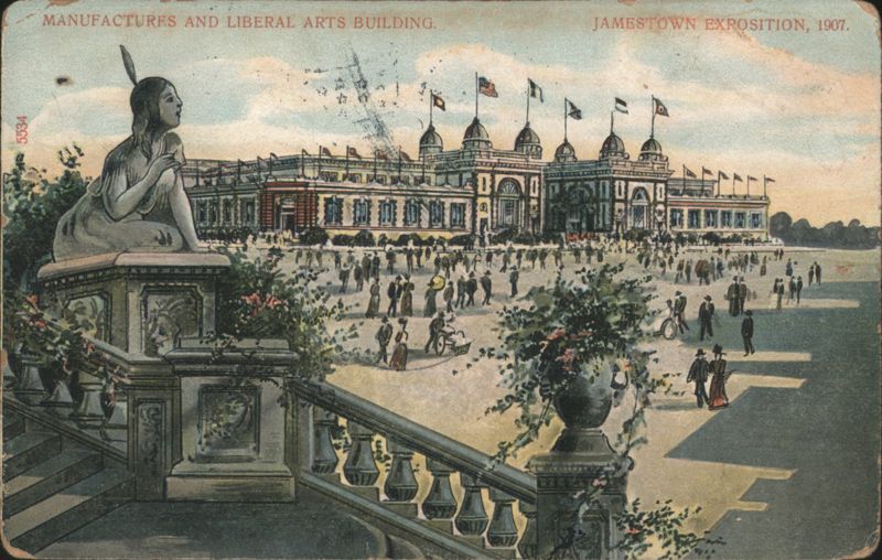 Manufactures and Liberal Arts Building, Jamestown Exposition 1907