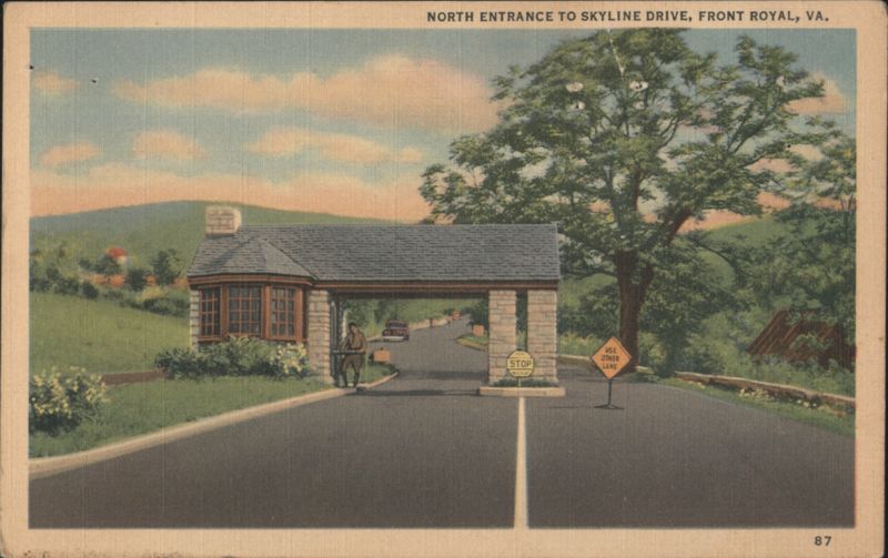 North Entrance to Skyline Drive, Front Royal, VA Virginia