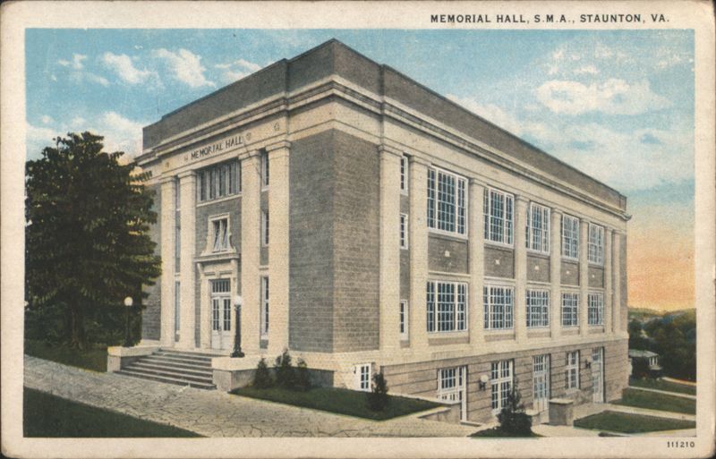 Memorial Hall, S.M.A., Staunton Virginia