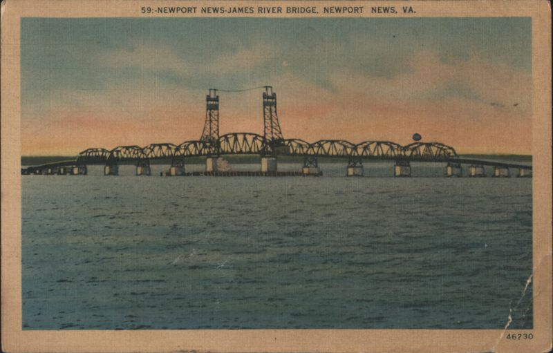 Newport News James River Bridge, VA Virginia