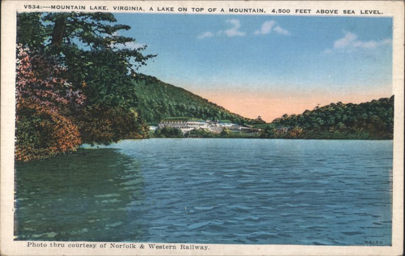 Mountain Lake, Virginia, 4,500 Feet Above Sea Level