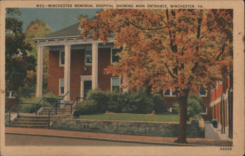 Winchester Memorial Hospital Main Entrance Virginia