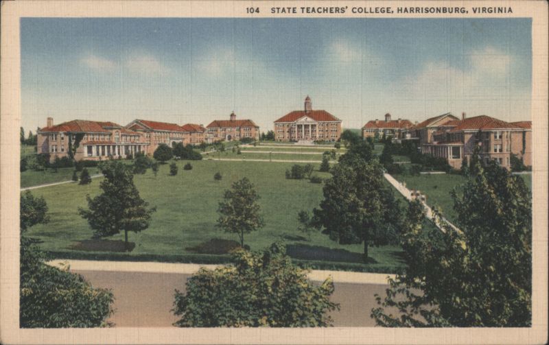 State Teachers' College, Harrisonburg, Virginia Campus View