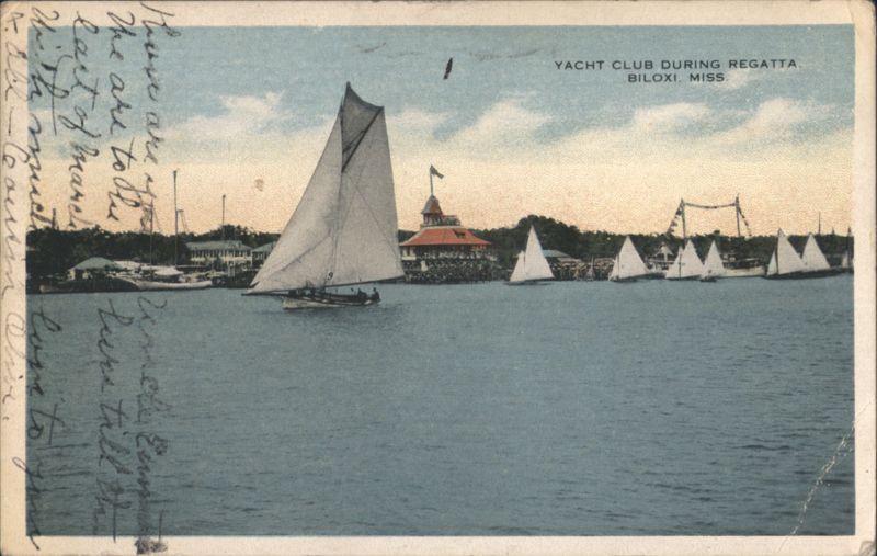 Yacht Club During Regatta, Biloxi, Mississippi C. K. Newson