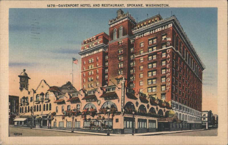Davenport Hotel and Restaurant, Spokane, Washington