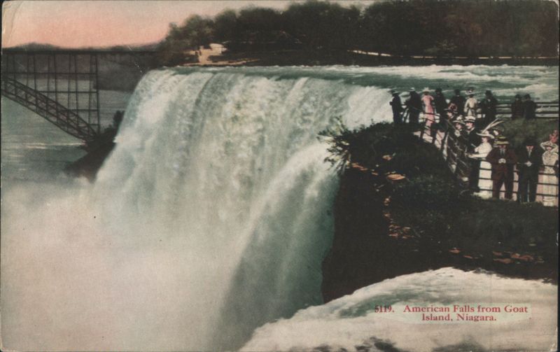 American Falls from Goat Island, Niagara Niagara Falls New York