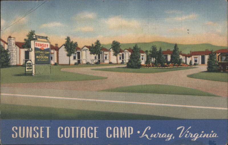 Sunset Cottage Camp, Modern Cottages, Luray, VA Virginia