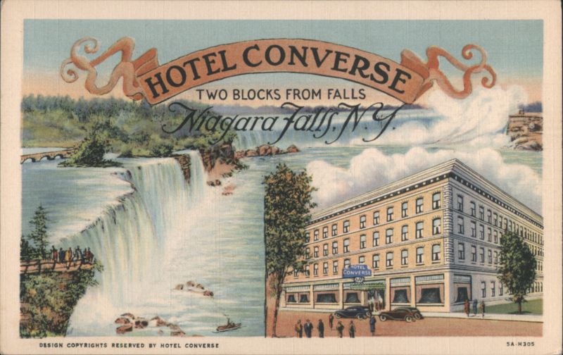 Hotel Converse, Two Blocks From Falls, Niagara Falls, NY New York