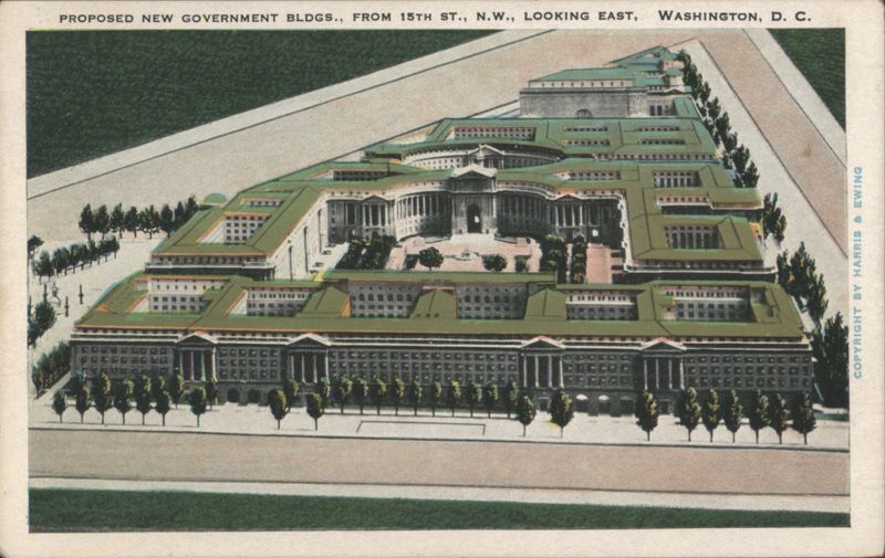 Proposed New Government Buildings, Washington, D.C. District of Columbia
