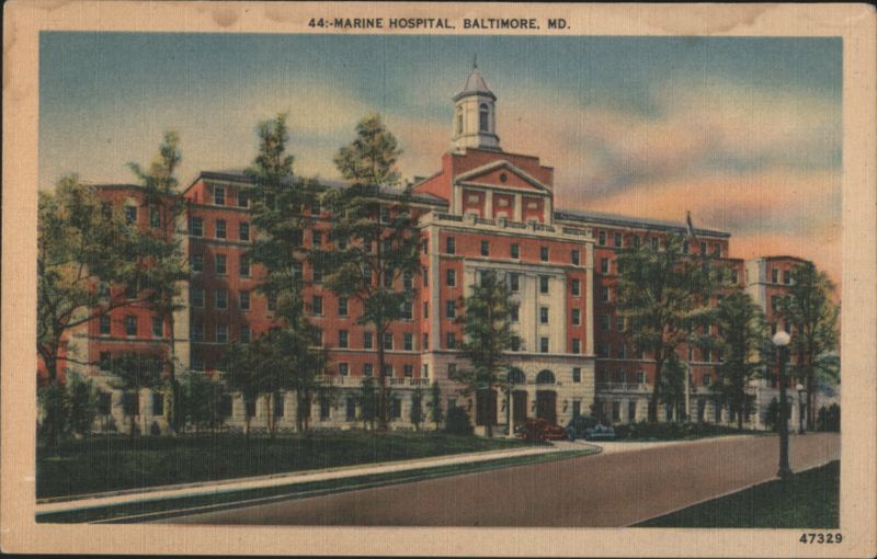 Marine Hospital, Baltimore, MD Maryland