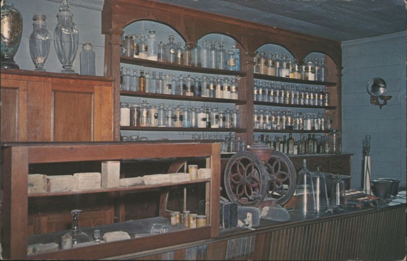 Apothecary Shop Interior, Spring Mill State Park Mitchell Indiana