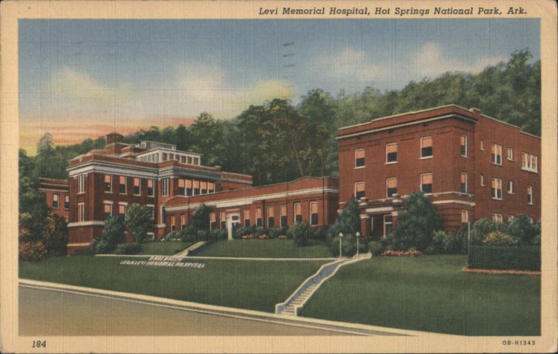 Levi Memorial Hospital, Hot Springs National Park Arkansas