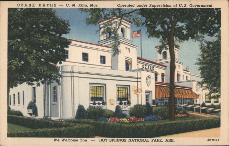 Ozark Baths, Hot Springs National Park Arkansas