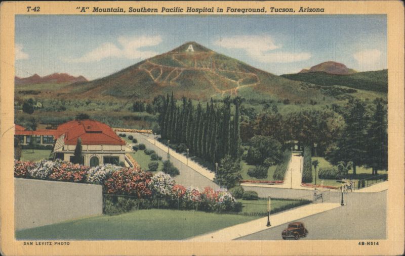 A Mountain, Southern Pacific Hospital, Tucson, AZ Arizona