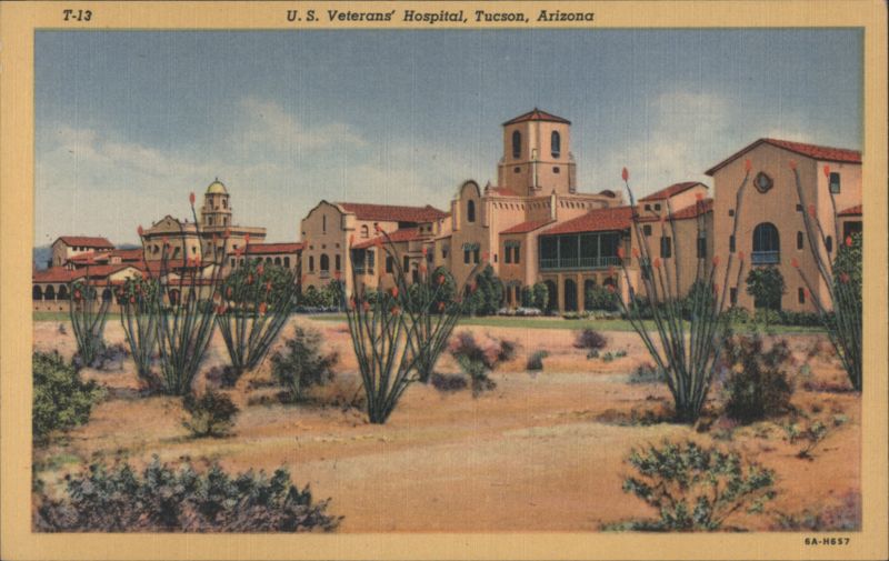 U. S. Veterans' Hospital, Desert Landscape Tucson Arizona