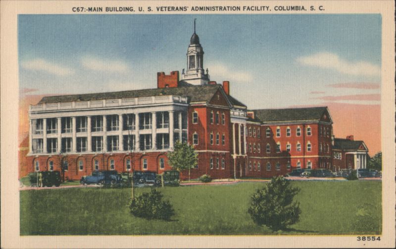 Main Building, U. S. Veterans' Administration Facility, Columbia, SC South Carolina