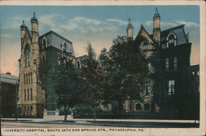 University Hospital, South 34th and Spruce Sts. Philadelphia Pennsylvania