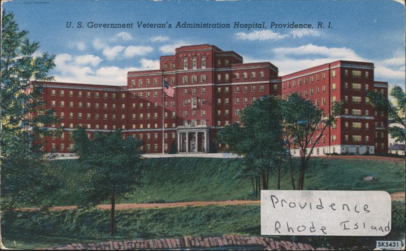 U. S. Government Veteran's Administration Hospital Providence Rhode Island