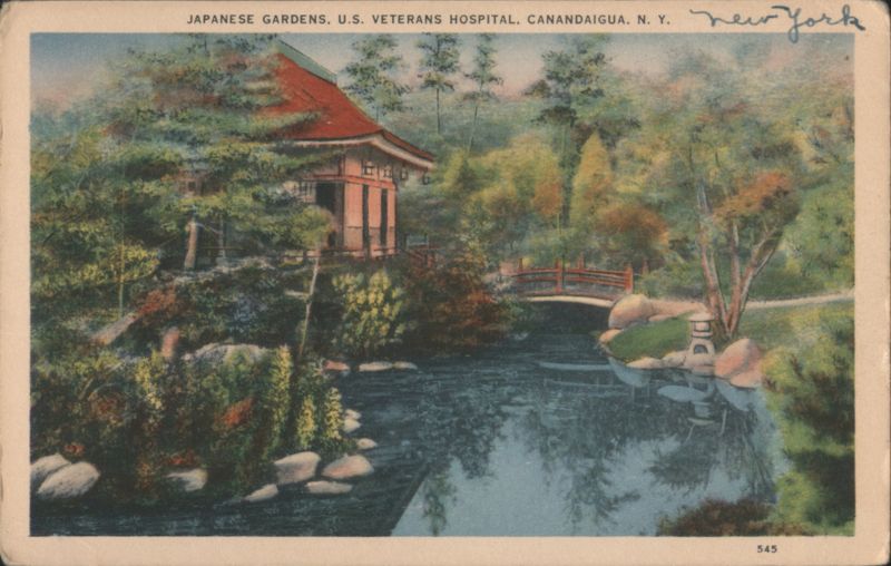 Japanese Gardens, U.S. Veterans Hospital, Canandaigua, NY New York