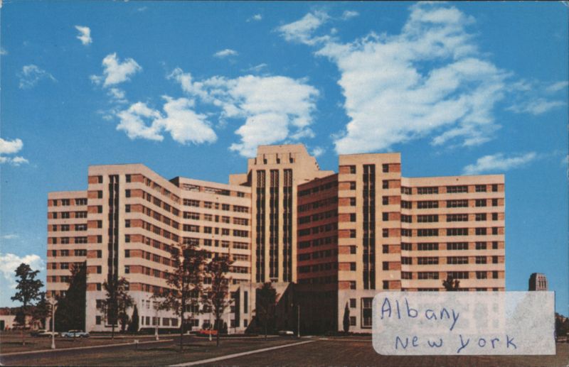 V.A. Medical Center Hospital Building Exterior View Albany New York