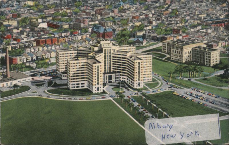 Air View Veterans Hospital, Albany, New York NYSPIX - COMMERCE