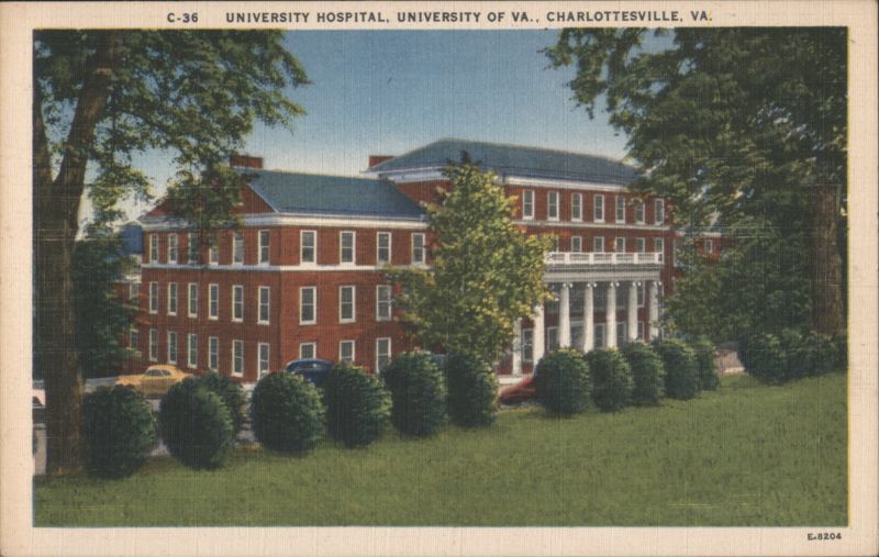 University Hospital, University of VA. Charlottesville Virginia