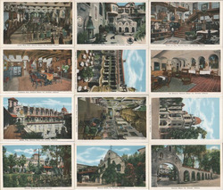 Set of 12: Glenwood Mission Inn Views Postcard
