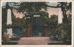 Washington's Tomb, Mt. Vernon, VA Postcard