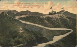 Lookout Mountain Park, Between the City and the Sea Postcard