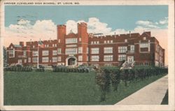 Grover Cleveland High School, St. Louis Postcard