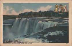 American Falls of Niagara from Luna Island Postcard
