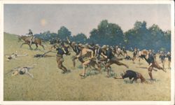 Charge of the Rough Riders at San Juan Hill Postcard