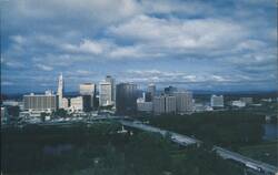 Hartford, Connecticut Skyline - America's Insurance Capital Postcard