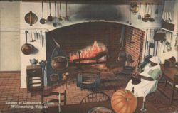 Kitchen at Governor's Palace, Williamsburg, Virginia Postcard