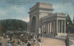 Band Stand, Golden Gate Park Postcard