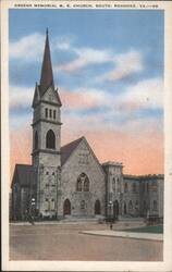 Greene Memorial M. E. Church, South Roanoke, VA Postcard