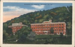 Roanoke City Hospital, Roanoke, VA Postcard
