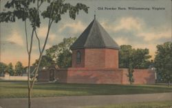 Old Powder Horn, Williamsburg, Virginia Postcard