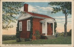 Jefferson Law Office, Monticello, Charlottesville, VA Postcard