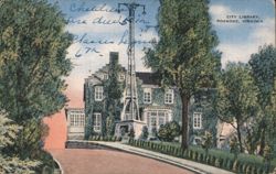 City Library, Roanoke, Virginia Postcard