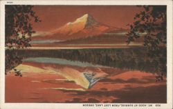 Mt. Hood at Sunrise, from Lost Lake Postcard