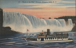"Maid of the Mist" Steamer, Niagara Falls Postcard