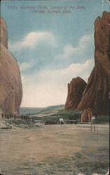 Gateway Rocks, Garden of the Gods, Colorado Springs, CO Postcard