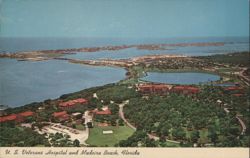 Bay Pines VA Hospital & Madeira Beach FL Aerial Postcard Postcard