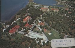 Air view of Bay Pines Veterans Hospital Postcard