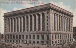 New City Hall and County Building, Chicago Postcard