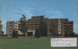 Veterans Administration Hospital, Iron Mountain, MI Postcard