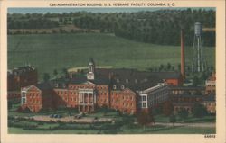 C85 Administration Building, U. S. Veterans' Facility Postcard
